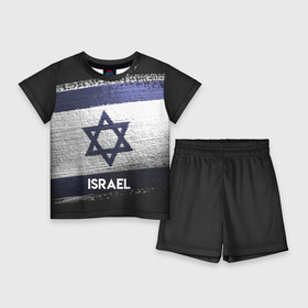 Детский костюм с шортами 3D с принтом Israel(Израиль) в Петрозаводске,  |  | israel | urban | город | израиль | мир | путешествие | символика | страны | флаг