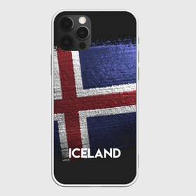 Чехол для iPhone 12 Pro Max с принтом Iceland(Исландия) в Петрозаводске, Силикон |  | Тематика изображения на принте: iceland | urban | город | мир | путешествие | символика | страны | флаг