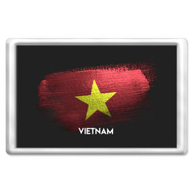 Магнит 45*70 с принтом VIETNAM(Вьетнам) в Петрозаводске, Пластик | Размер: 78*52 мм; Размер печати: 70*45 | Тематика изображения на принте: urban | vietnam | город | мир | путешествие | символика | страны | флаг