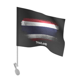 Флаг для автомобиля с принтом Тайланд(Thailand) в Петрозаводске, 100% полиэстер | Размер: 30*21 см | Тематика изображения на принте: thailand | urban | город | мир | путешествие | символика | страны | таиланд | флаг