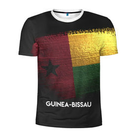 Мужская футболка 3D спортивная с принтом Guinea-Bissau(Гвинея-Бисау) в Петрозаводске, 100% полиэстер с улучшенными характеристиками | приталенный силуэт, круглая горловина, широкие плечи, сужается к линии бедра | Тематика изображения на принте: urban | гвинея бисау | город | мир | путешествие | символика | страны | флаг