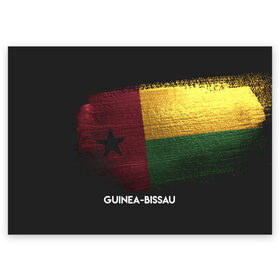 Поздравительная открытка с принтом Guinea-Bissau(Гвинея-Бисау) в Петрозаводске, 100% бумага | плотность бумаги 280 г/м2, матовая, на обратной стороне линовка и место для марки
 | urban | гвинея бисау | город | мир | путешествие | символика | страны | флаг