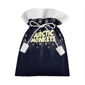 Подарочный 3D мешок с принтом Arctic Monkeys в Петрозаводске, 100% полиэстер | Размер: 29*39 см | 