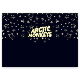 Поздравительная открытка с принтом Arctic Monkeys в Петрозаводске, 100% бумага | плотность бумаги 280 г/м2, матовая, на обратной стороне линовка и место для марки
 | 