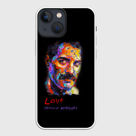 Чехол для iPhone 13 mini с принтом Фредди Меркьюри в Петрозаводске,  |  | freddie mercury | queen | фредди меркьюри