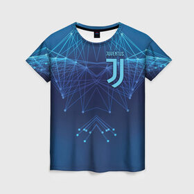 Женская футболка 3D с принтом Juventus Lifestyle в Петрозаводске, 100% полиэфир ( синтетическое хлопкоподобное полотно) | прямой крой, круглый вырез горловины, длина до линии бедер | Тематика изображения на принте: club | football | juventus | белый | италия | клуб | форма | черный | ювентус
