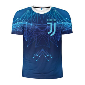 Мужская футболка 3D спортивная с принтом Juventus Lifestyle в Петрозаводске, 100% полиэстер с улучшенными характеристиками | приталенный силуэт, круглая горловина, широкие плечи, сужается к линии бедра | club | football | juventus | белый | италия | клуб | форма | черный | ювентус