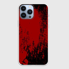 Чехол для iPhone 13 Pro Max с принтом Red blood в Петрозаводске,  |  | halloween | брызги красок | брызги крови | картина кровью | красные пятна | кровавая абстракция | кровавые пятна | кровь | пятна краски