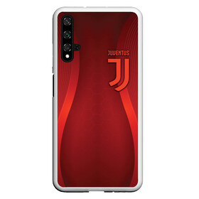 Чехол для Honor 20 с принтом Juventus new uniform в Петрозаводске, Силикон | Область печати: задняя сторона чехла, без боковых панелей | club | football | juventus | белый | италия | клуб | форма | черный | ювентус