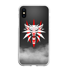 Чехол для iPhone XS Max матовый с принтом THE WITCHER 3 в Петрозаводске, Силикон | Область печати: задняя сторона чехла, без боковых панелей | geralt | the witcher | the witcher wild hunt | witcher | wolf | ведьмак | ведьмак 3 | волк | геральт | охотник