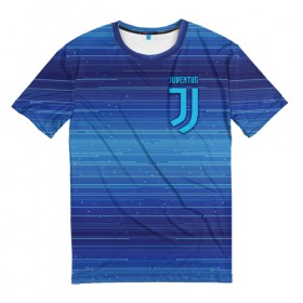 Мужская футболка 3D с принтом Juventus new uniform в Петрозаводске, 100% полиэфир | прямой крой, круглый вырез горловины, длина до линии бедер | club | football | juventus | белый | италия | клуб | форма | черный | ювентус