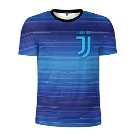Мужская футболка 3D спортивная с принтом Juventus new uniform в Петрозаводске, 100% полиэстер с улучшенными характеристиками | приталенный силуэт, круглая горловина, широкие плечи, сужается к линии бедра | club | football | juventus | белый | италия | клуб | форма | черный | ювентус