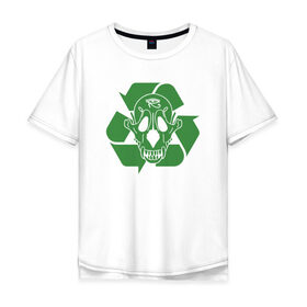 Мужская футболка хлопок Oversize с принтом Экология в Петрозаводске, 100% хлопок | свободный крой, круглый ворот, “спинка” длиннее передней части | pharaoh | глеб голубин | фара | фараон | фараох
