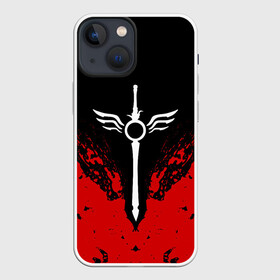 Чехол для iPhone 13 mini с принтом DMC SWORD в Петрозаводске,  |  | dante | devil may cry | devil may cry 5 | dmc | game | hell | play | sword | ад | данте | игры | компьютерные игры 2019 | меч