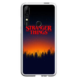 Чехол для Honor P Smart Z с принтом STRANGER THINGS в Петрозаводске, Силикон | Область печати: задняя сторона чехла, без боковых панелей | 011 | eleven | friends don t lie | netflix | stranger things | демогоргон | нетфликс | одиннадцатая | очень странные дела | сериалы