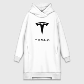 Платье-худи хлопок с принтом TESLA в Петрозаводске,  |  | brand | car | elon mask | tesla | авто | бренд | илон | илон маск | маск | машина | тесла | электрокар