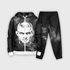 Детский костюм 3D с принтом KHABIB NURMAGOMEDOV. в Петрозаводске,  |  | abstract | geometry | khabib | khabib nurmagomedov | mma | sport | texture | абстракция | вектор | геометрия | кулак | мма | смешанные боевые искусства | спорт | текстура | хабиб | хабиб нурмагомедов