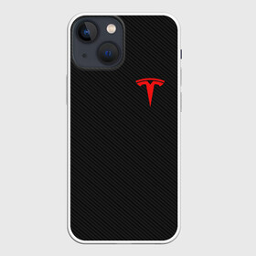 Чехол для iPhone 13 mini с принтом TESLA в Петрозаводске,  |  | brand | car | carbon | elon mask | tesla | авто | бренд | илон | илон маск | карбон | маск | машина | текстура | тесла | электрокар