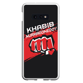 Чехол для Samsung S10E с принтом KHABIB NURMAGOMEDOV в Петрозаводске, Силикон | Область печати: задняя сторона чехла, без боковых панелей | abstract | geometry | khabib | khabib nurmagomedov | mma | sport | texture | абстракция | вектор | геометрия | кулак | мма | смешанные боевые искусства | спорт | текстура | хабиб | хабиб нурмагомедов