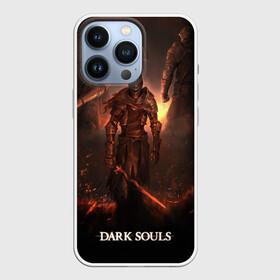 Чехол для iPhone 13 Pro с принтом Dark Souls в Петрозаводске,  |  | Тематика изображения на принте: 3 | dark | darksouls | praise | soul | souls | the sun | дарк | души | мертвец | рыцарь | соул | соулс | тёмные