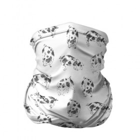 Бандана-труба 3D с принтом Поросята в Петрозаводске, 100% полиэстер, ткань с особыми свойствами — Activecool | плотность 150‒180 г/м2; хорошо тянется, но сохраняет форму | 2019 | год | праздник | свинья