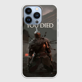 Чехол для iPhone 13 Pro с принтом YOU DIED в Петрозаводске,  |  | action | dark | dark souls | died | dragon | game | games | japan | knight | rpg | souls | sword | you | дарк | дракон | драконы | души | игра | игры | мертв | меч | рпг | рыцари | рыцарь | соулс | темные | умер | щит | экшн | япония