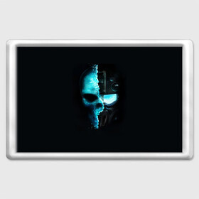 Магнит 45*70 с принтом Tom Clancy’s Ghost Recon в Петрозаводске, Пластик | Размер: 78*52 мм; Размер печати: 70*45 | wildlands | маска | призраки | череп | шлем | шутер