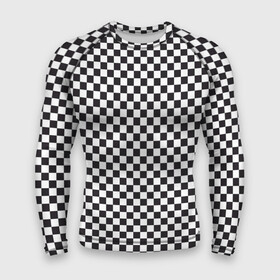 Мужской рашгард 3D с принтом Checkerboard в Петрозаводске,  |  | белая | бойчик | вдудь | дудь | иванов | клетка. ячейка | кубики | орнамент | френдзона | чача | чёрная | шахматная. доска | шашечки