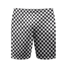 Мужские шорты спортивные с принтом Checkerboard в Петрозаводске,  |  | белая | бойчик | вдудь | дудь | иванов | клетка. ячейка | кубики | орнамент | френдзона | чача | чёрная | шахматная. доска | шашечки
