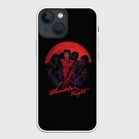 Чехол для iPhone 13 mini с принтом Michael Jackson. Thriller в Петрозаводске,  |  | Тематика изображения на принте: eighties | icon | joseph | king | legend | michael. jackson | pop | thriller | zombie | восьмидесятые | джексон | джозеф | зомби | икона | король | легенда | майкл | поп | триллер