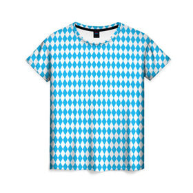 Женская футболка 3D с принтом Октоберфест (официальный цвет) в Петрозаводске, 100% полиэфир ( синтетическое хлопкоподобное полотно) | прямой крой, круглый вырез горловины, длина до линии бедер | 