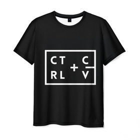 Мужская футболка 3D с принтом Ctrl-c,Ctrl-v Программирование в Петрозаводске, 100% полиэфир | прямой крой, круглый вырез горловины, длина до линии бедер | c | c++ и objective c | cntr v | cntrl | code | habr | java | javascript | php | programming | python | ruby | stackoverflow | this | дизайнеры | как | кодим | можем