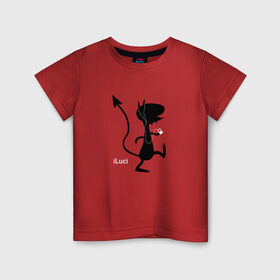 Детская футболка хлопок с принтом Disenchantment. iLuci в Петрозаводске, 100% хлопок | круглый вырез горловины, полуприлегающий силуэт, длина до линии бедер | luci | simpsons | демон | люси | люци | люций | разочарование | симпсоны