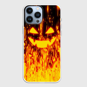 Чехол для iPhone 13 Pro Max с принтом FIRE PUMPKIN в Петрозаводске,  |  | Тематика изображения на принте: fire | halloween | искры | огонь | праздник | тыква | хэллоуин