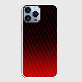 Чехол для iPhone 13 Pro Max с принтом RED CARBON в Петрозаводске,  |  | Тематика изображения на принте: 3d | carbon | geometry | metal | texture | геометрия | градиент | карбон | металл | паттерн | текстура