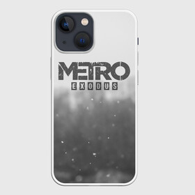 Чехол для iPhone 13 mini с принтом METRO WINTER в Петрозаводске,  |  | exodus | horror | metro exodus | survival | winter | winter is coming | игры | исход | метро | метро 2035