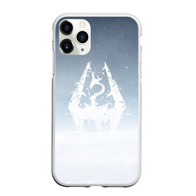 Чехол для iPhone 11 Pro Max матовый с принтом TES SKYRIM в Петрозаводске, Силикон |  | Тематика изображения на принте: christmas | dovahkiin | dragon | dragonborn | fus ro dah | rpg | skyrim | snow | tes | the elder scrolls | winter is coming | докавин | драконы | новогодний | новый год | рпг | снег