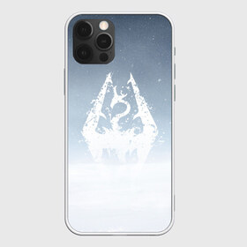 Чехол для iPhone 12 Pro Max с принтом TES SKYRIM в Петрозаводске, Силикон |  | Тематика изображения на принте: christmas | dovahkiin | dragon | dragonborn | fus ro dah | rpg | skyrim | snow | tes | the elder scrolls | winter is coming | докавин | драконы | новогодний | новый год | рпг | снег