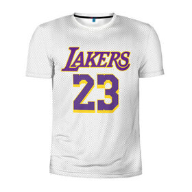 Мужская футболка 3D спортивная с принтом James 18-19 third LA Lakers в Петрозаводске, 100% полиэстер с улучшенными характеристиками | приталенный силуэт, круглая горловина, широкие плечи, сужается к линии бедра | angeles | james | lakers | lebron | los | nba | usa | анджелес | джеймс | леброн | лейкерс | лос | нба | сша