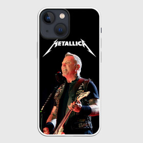 Чехол для iPhone 13 mini с принтом Metallica в Петрозаводске,  |  | hard | heavy | hetfield | metal | metallica | music | rock | метал | металл | металлика | метла | музыка | рок | хард | хэви | хэтфилд