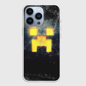 Чехол для iPhone 13 Pro с принтом BLACK Creeper в Петрозаводске,  |  | craft | creeper | enderman | mine | minecraft | miner | online | skeleton | sword | tnt | world | zombie | динамит | зомби | игра | игры | кирка | крипер | майнер | майнкрафт | меч | мир | онлайн | скелетон