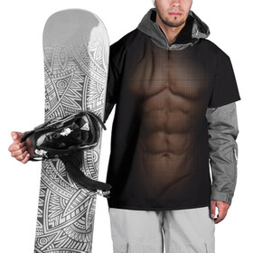 Накидка на куртку 3D с принтом Сетка в Петрозаводске, 100% полиэстер |  | Тематика изображения на принте: атлет | грудь | качёк | клетка | кубики | мужик | мышцы | парень | пресс | прозрачный | спорт | тело | торс | фигура