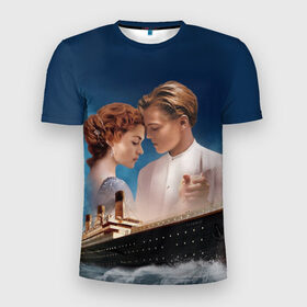 Мужская футболка 3D спортивная с принтом Титаник в Петрозаводске, 100% полиэстер с улучшенными характеристиками | приталенный силуэт, круглая горловина, широкие плечи, сужается к линии бедра | Тематика изображения на принте: 