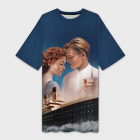 Платье-футболка 3D с принтом Титаник в Петрозаводске,  |  | Тематика изображения на принте: 