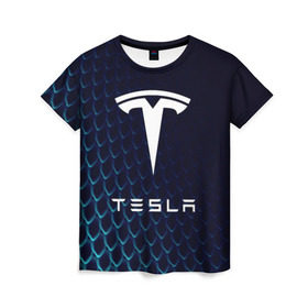 Женская футболка 3D с принтом Tesla Motors в Петрозаводске, 100% полиэфир ( синтетическое хлопкоподобное полотно) | прямой крой, круглый вырез горловины, длина до линии бедер | auto | car | cars | coil | electro | elon | future | logo | moto | motors | musk | pixel | tesla | авто | автомобили | автомобиль | будущее | илон | лого | логотип | маск | мото | моторс | символ | тесла | электричество | электро