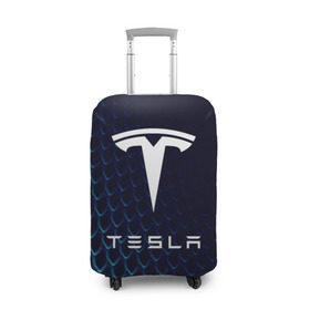 Чехол для чемодана 3D с принтом Tesla Motors в Петрозаводске, 86% полиэфир, 14% спандекс | двустороннее нанесение принта, прорези для ручек и колес | auto | car | cars | coil | electro | elon | future | logo | moto | motors | musk | pixel | tesla | авто | автомобили | автомобиль | будущее | илон | лого | логотип | маск | мото | моторс | символ | тесла | электричество | электро