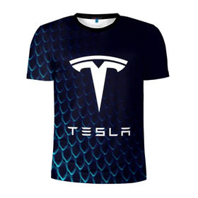 Мужская футболка 3D спортивная с принтом Tesla Motors в Петрозаводске, 100% полиэстер с улучшенными характеристиками | приталенный силуэт, круглая горловина, широкие плечи, сужается к линии бедра | Тематика изображения на принте: auto | car | cars | coil | electro | elon | future | logo | moto | motors | musk | pixel | tesla | авто | автомобили | автомобиль | будущее | илон | лого | логотип | маск | мото | моторс | символ | тесла | электричество | электро