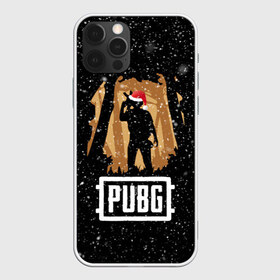 Чехол для iPhone 12 Pro Max с принтом Новогодний PUBG в Петрозаводске, Силикон |  | Тематика изображения на принте: 2019 | 2020 | 2021 | chicken | dinner | game | games | new | pubg | winner | year | год | игра | игрок | игры | новогодний | новый | пабг | подарки | подарок | праздник | рождество | сковорода | сковородка | шапка | шапочка