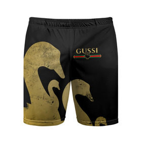 Мужские шорты 3D спортивные с принтом GUSSI GOLD в Петрозаводске,  |  | Тематика изображения на принте: fasion | gold | gucci | gussi | trend | гусси | гуччи | золото | золотой | мода | одежда | тренд | тренды