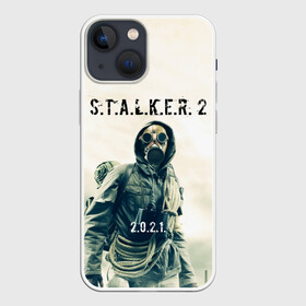 Чехол для iPhone 13 mini с принтом STALKER 2 в Петрозаводске,  |  | 2021 | 2033 | fallout | game | games | metro | monsters | nuclear | radiation | stalker | two | zone | аномалии | аномалия | два | зона | игра | игры | метро | монстры | радиация | россия | сталкер | украина | фоллаут | чернобыль